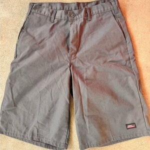 Dickies Charcoal Flat Front Shorts